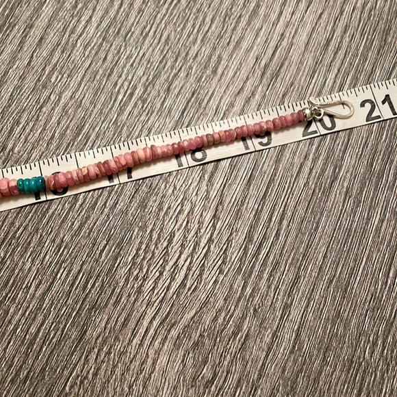 Pink and blue necklace - Picture 3 of 10